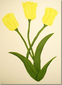 How to Paint Tulips