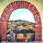 Tuscan Landscape Mural