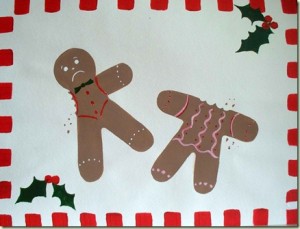 How to Paint a Gingerbreadman