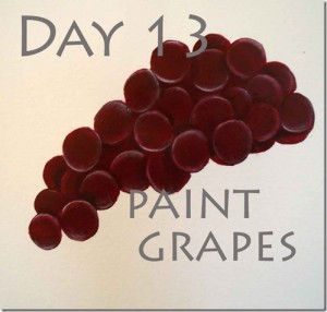 How to Paint Grapes