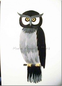 Paint a Simple Owl