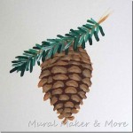 How To Paint a Pinecone
