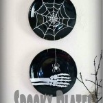 Dollar Store Spooky Plates
