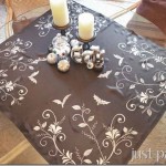 Halloween Painted Table Topper