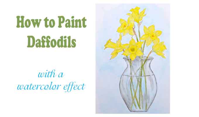 how-to-paint-daffodils