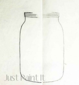 how to paint mason jar