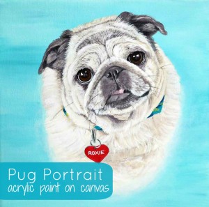 Pug-Portrait