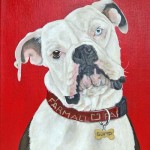 bulldog painting