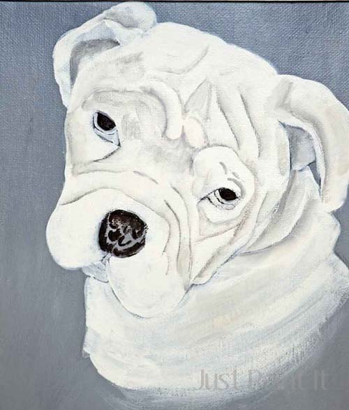 Bulldog Painting