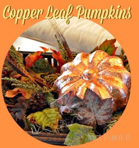 Copper Leaf Pumpkin