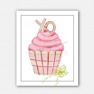 Cupcake-art-print