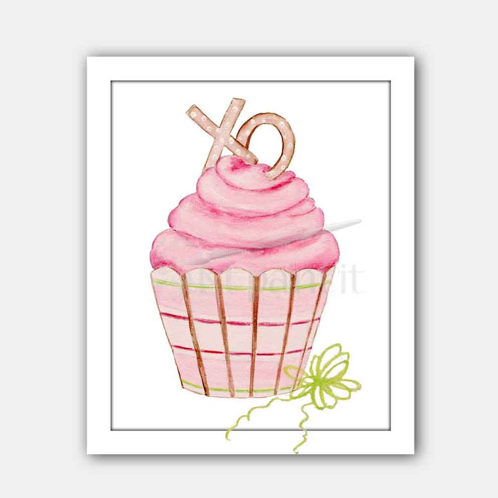 Cupcake-art-print