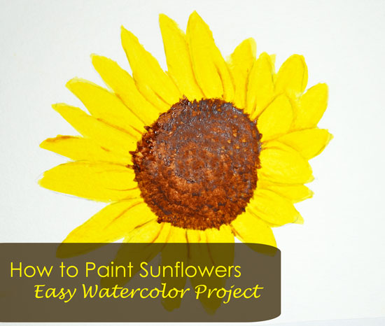 how-to-paint-sunflowers