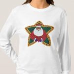 African American Santa Woman's T-shirt