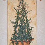 Painted Ivy Topiary Mural
