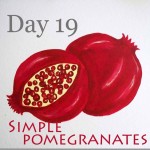 How to Paint Pomegranates
