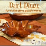 Paint Dollar Store Plastic Leaves