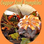 Copper Leaf Pumpkin