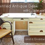 painted antique desk