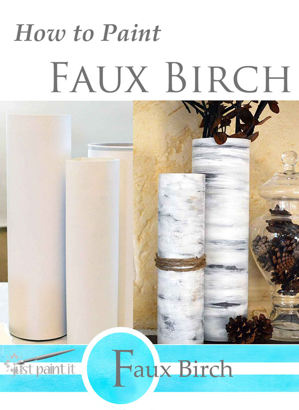 How To Paint Faux Birch